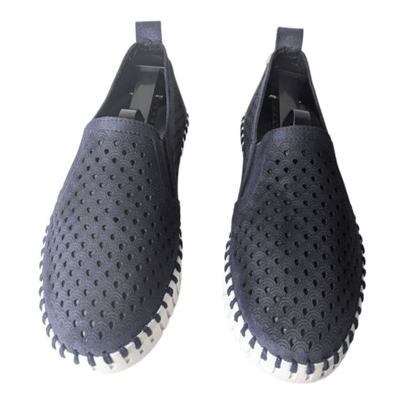 ILSE JACOBSEN Tulip Slip On 'Navy' Size 37 - Picture 4 of 7